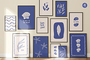 Sea Lover Hand Drawn Wall Art Set, a Graphic by Alena Koval (Thumbnail 5 of 23)