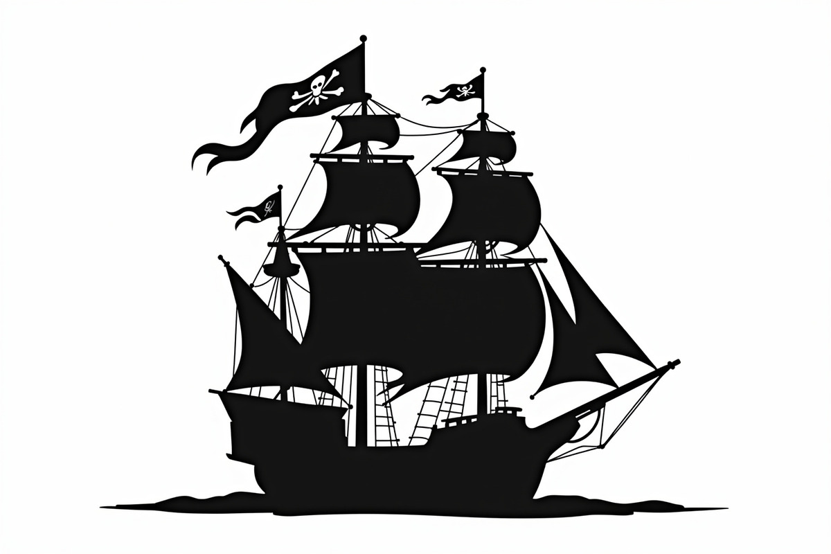 Vintage Sailing Ship Vector Pack, an Illustration by Creativeshirt (Photo 6 of 9)