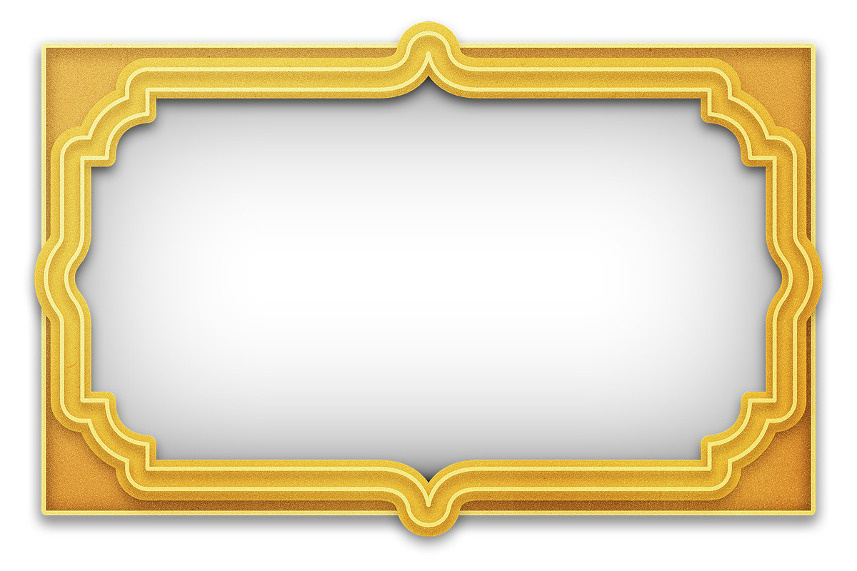 Classical Golden Picture Frame, a Decorative Illustration by UoaHH (Photo 2 of 3)