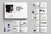 Service & Pricing Guide Template, a Brochure Template by E-Type (Thumbnail 1 of 7)