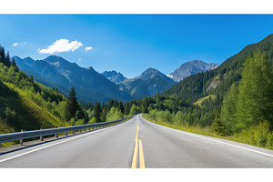 pavement blue road background ai, a Nature Photo by pikepicture