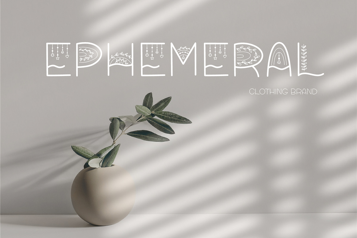 Boho Flow font and symbols, a Sans Serif Font by DearLetters (Photo 7 of 11)