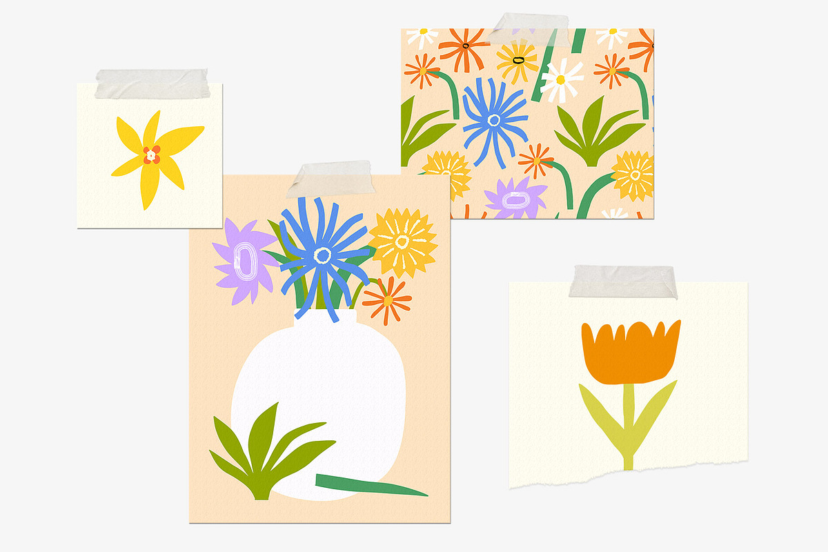 FLOWER MARKET 2 Graphics Bundle, a Pattern Graphic by Katerina Osa (Photo 6 of 16)