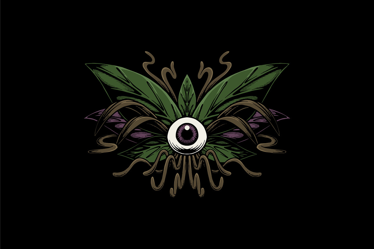Nature mystical eye, an Object Illustration by Judsart (Photo 1 of 3)