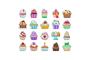 Assortment of sweet cupcakes and, an Object Graphic by pikepicture (Thumbnail 1 of 3)