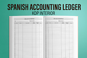 Spanish Accounting Ledger Interior, a Templates & Theme by MatiArtShop (Thumbnail 1 of 2)