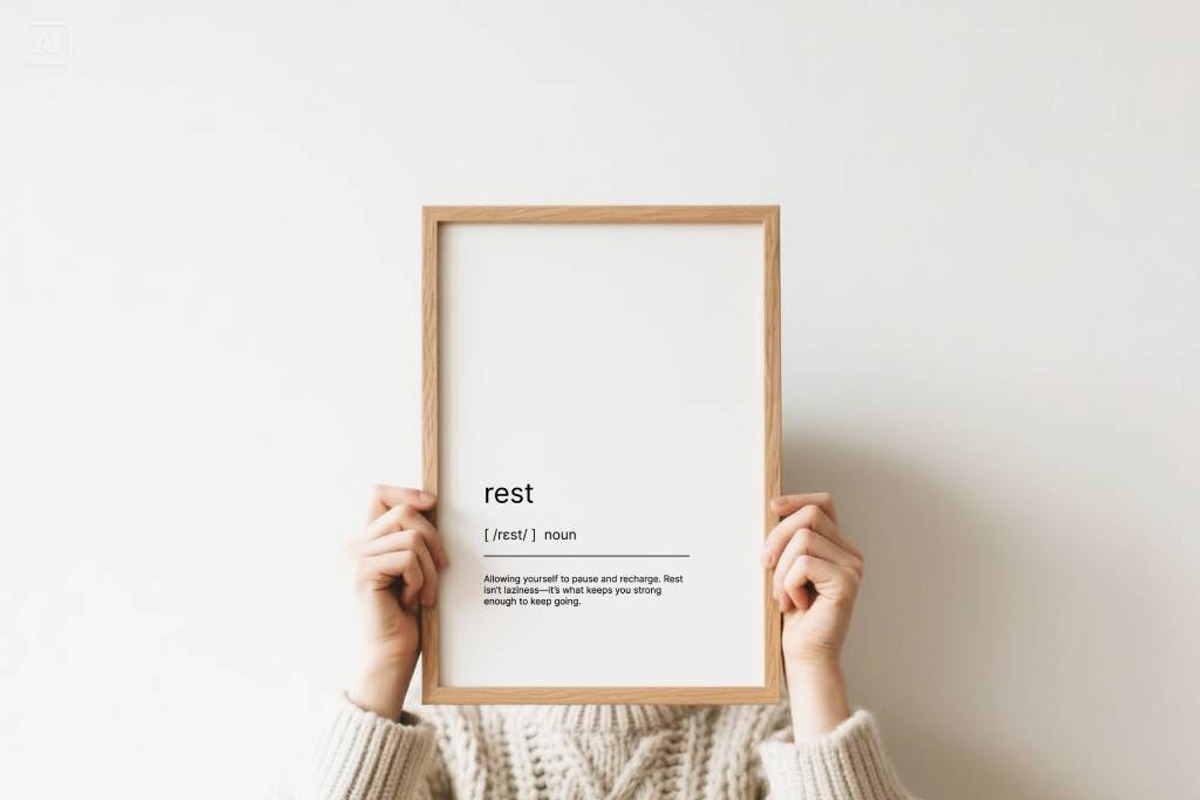 Rest Motivational Poster, a Decorative Illustration by YG STUDIO (Photo 2 of 7)