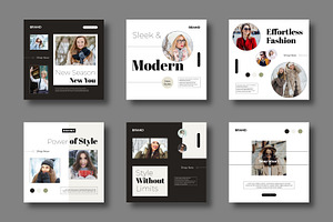 Modern Chic Fashion Social Media, a Social Media Template by MightyDesign