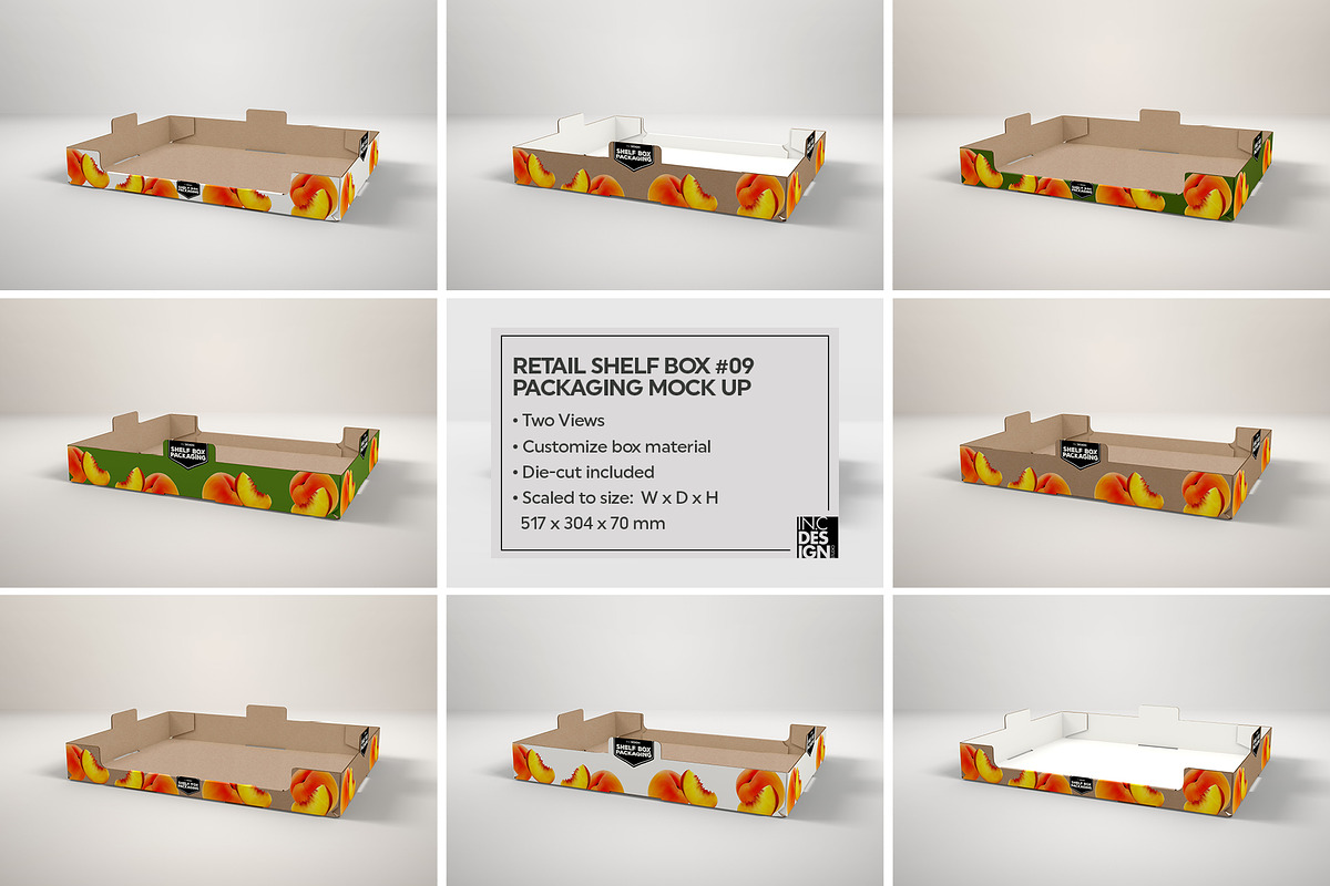 Retail Shelf Box Packaging Mockups1, a Packaging Mockup by INCDesign (Photo 30 of 32)