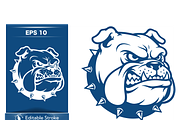 Fierce Bulldog Mascot Vector, an Object Illustration by CarWrap design (Thumbnail 4 of 4)