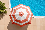 Summer Beach Umbrella Mockup, a Product Mockup by rebrandy (Thumbnail 4 of 8)