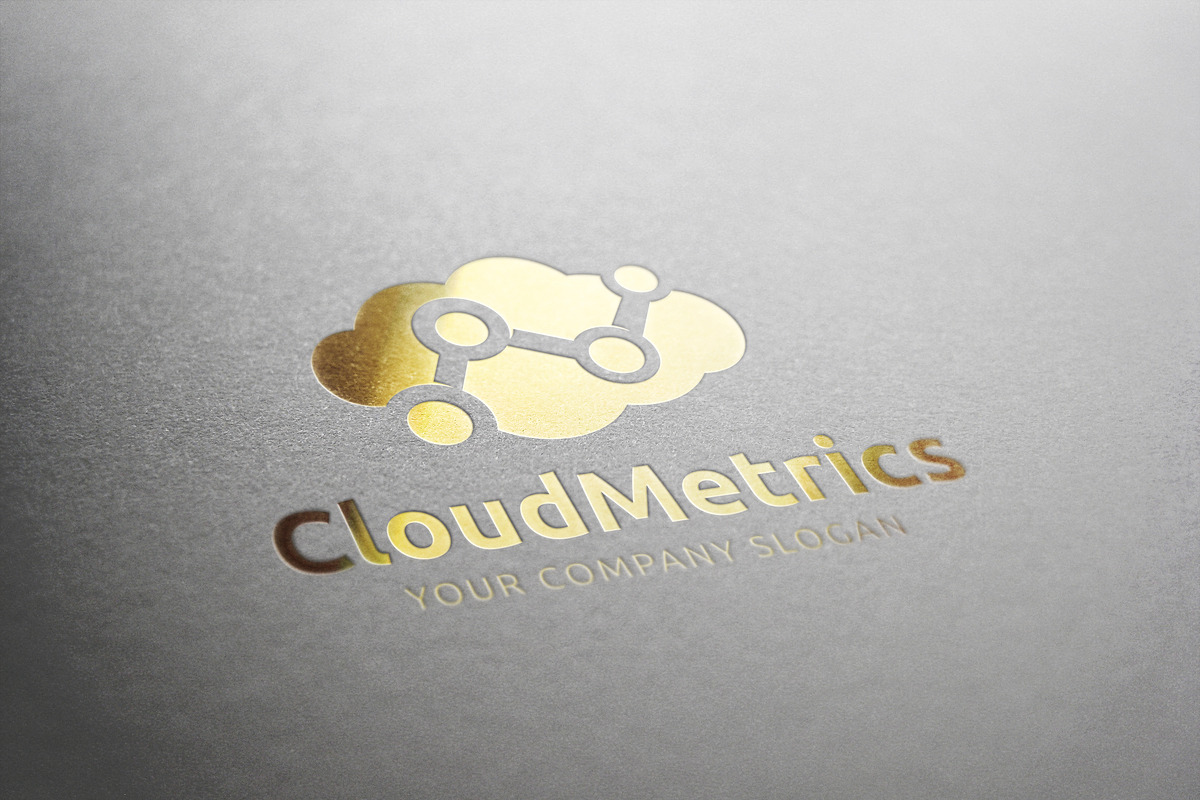 Cloud Metrics, a Branding & Logo Template by Vectorwins Premium Shop (Photo 3 of 4)
