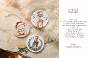 Ornament Mockup Set of 3, an Advertising Mockup by EmpaviMockups (Thumbnail 5 of 5)