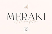 Meraki Font Duo + Logos, a Serif Font by Ivan Rosenberg (Thumbnail 1 of 15)