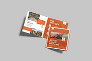 Square Bifold Brochure Mockup, a Brochure Template by graphictime (Thumbnail 8 of 12)