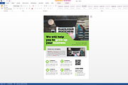 Flyer on MS Word, a Flyer Template by Design'sTRIBE (Thumbnail 3 of 3)