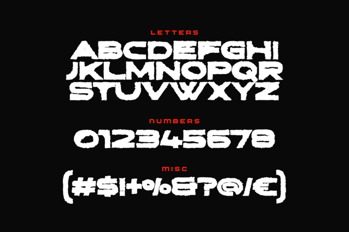 Overdose Typeface, a Font by Tugcu Design Co. (Photo 2 of 3)