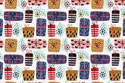 Christmas decorations pattern set, a Pattern Graphic by NataKa (Thumbnail 11 of 15)