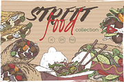 Street fast food collection, a Background Graphic by Quetzal Art (Thumbnail 1 of 7)