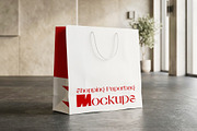 Shopping Paperbag Mockup Scene, a Packaging Mockup by areadesain (Thumbnail 5 of 5)