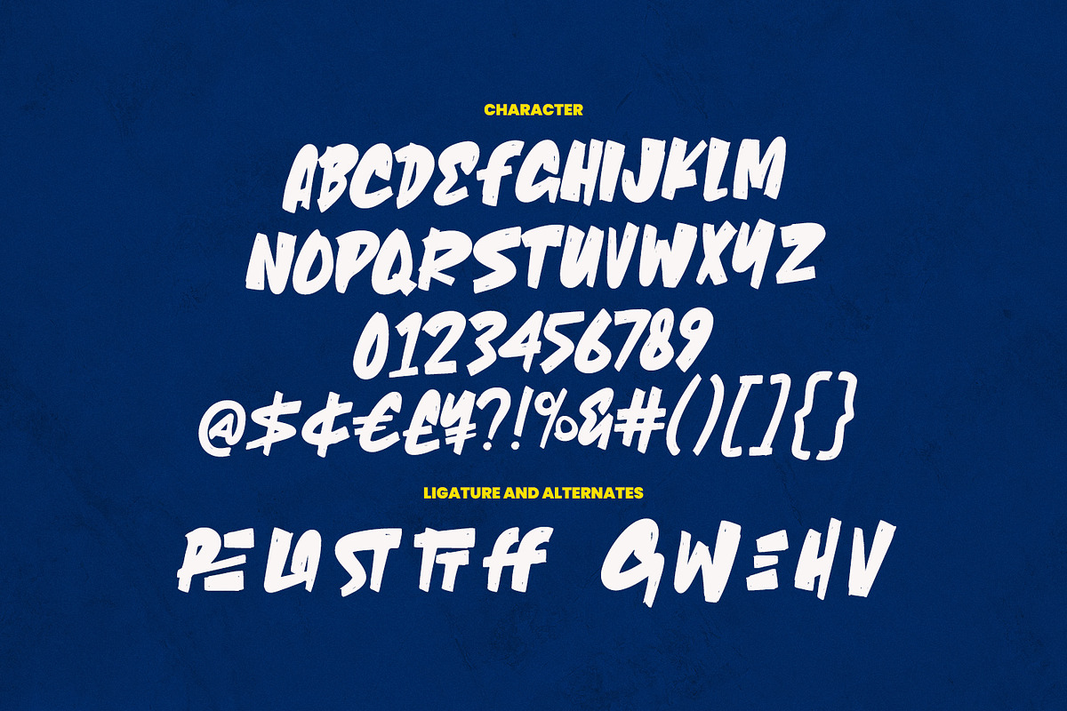 Whereva Bold Brush Handwritten Font, a Handwritten Font by Maulana Creative (Photo 5 of 7)