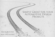 Grunge Tyre Tracks Illustrations, a Texture Illustration by Pingebat (Thumbnail 2 of 4)
