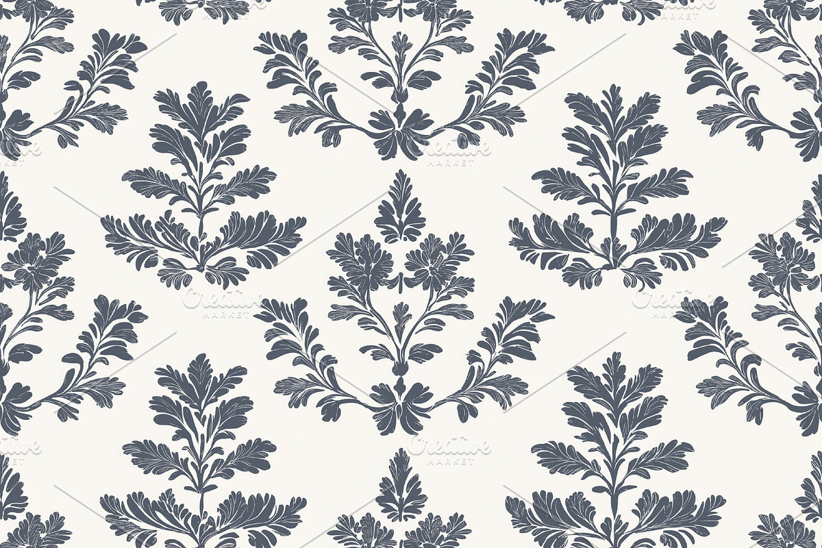Seamless pattern seamless ornate floral pattern with traditional, a Pattern Graphic by Studio ANNA