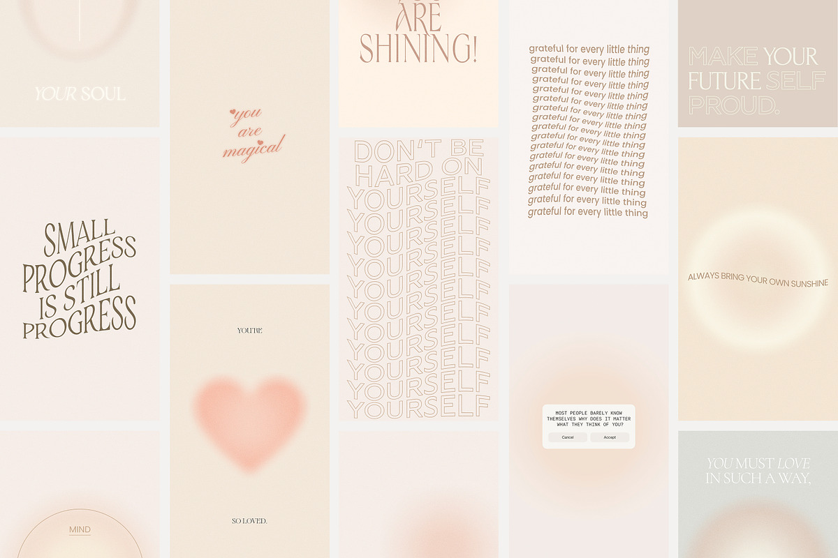 Instagram Quotes Posts Stories PS, a Social Media Template by Love Radiation Studio (Photo 14 of 22)