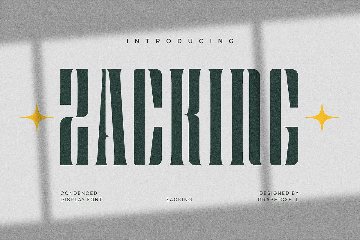 Zacking Elegant Serif Font Typeface, a Serif Font by Graphicxell (Photo 1 of 10)