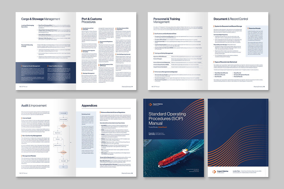 Corporate Manual Template, a Brochure Template by BrandPacks