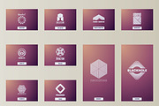 20 abstract logo, a Branding & Logo Template by airunreal (Thumbnail 3 of 4)