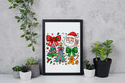 Preppy Santa Doodles Png, Christmas, an Illustration by Daily.Designs (Thumbnail 5 of 5)