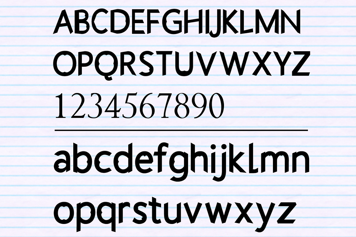 Aneh Font preview 2
