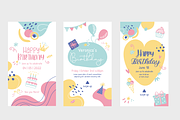 Birthday greeting templates, a Branding & Logo Template by BearyType Studio (Thumbnail 2 of 12)
