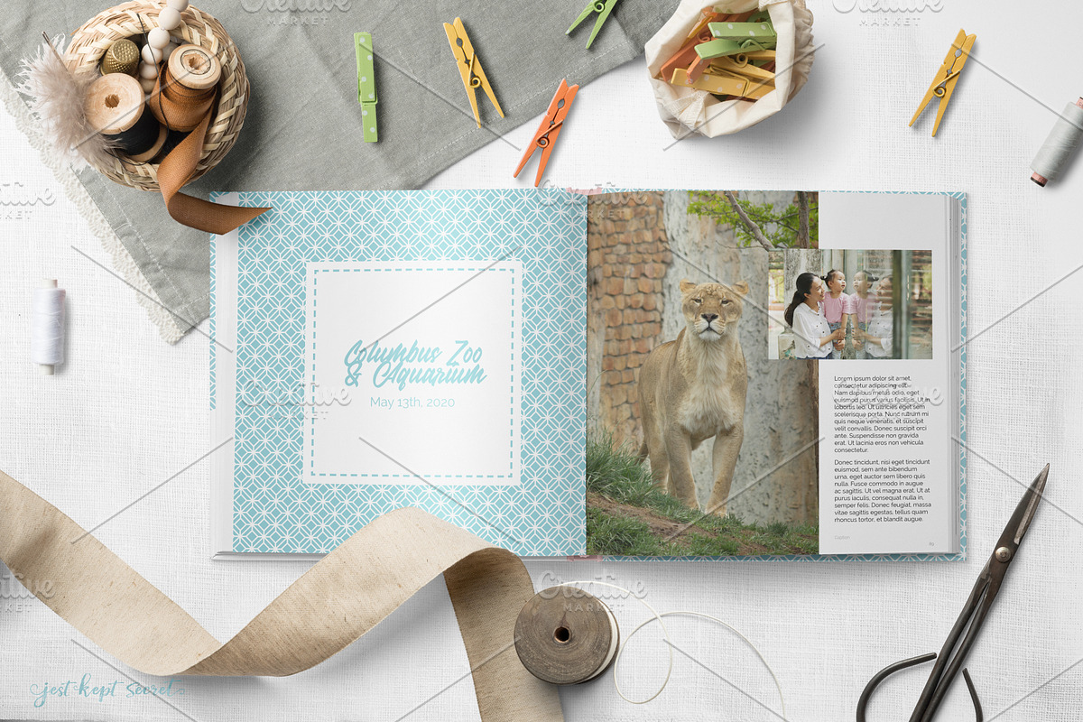 12x12 Family Photobook Template, a Templates & Theme by Jest Kept Secret (Photo 3 of 6)