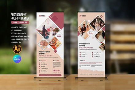 Beauty Salon Roll Up Banner preview 5