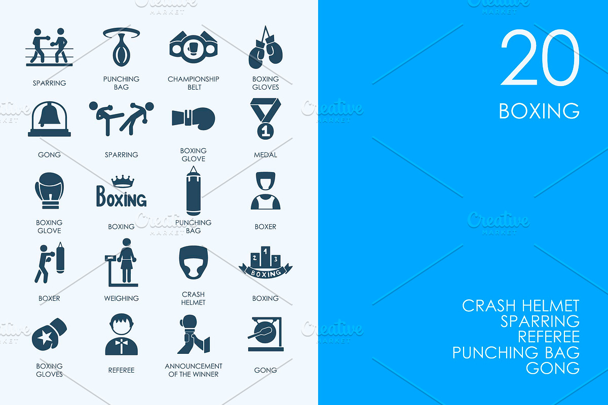 Boxing icons, an Icon by Palau