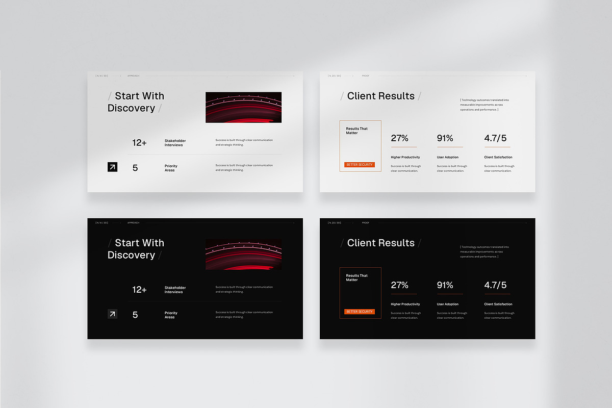 IT Solutions Google Slides, a Presentation Template by New Coral Design (Photo 4 of 10)