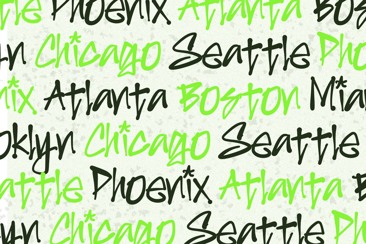 Sterling Sign – Urban Graffiti, a Font by Typehand Studio (Photo 9 of 10)