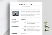 Professional Resume CV Template, a Resume Template by Blackcloud_Creations (Thumbnail 3 of 8)