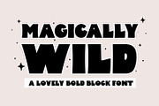 Magically Wild A Lovely Block Font, a Handwritten Font by Prestige Artsy Studio (Thumbnail 1 of 9)