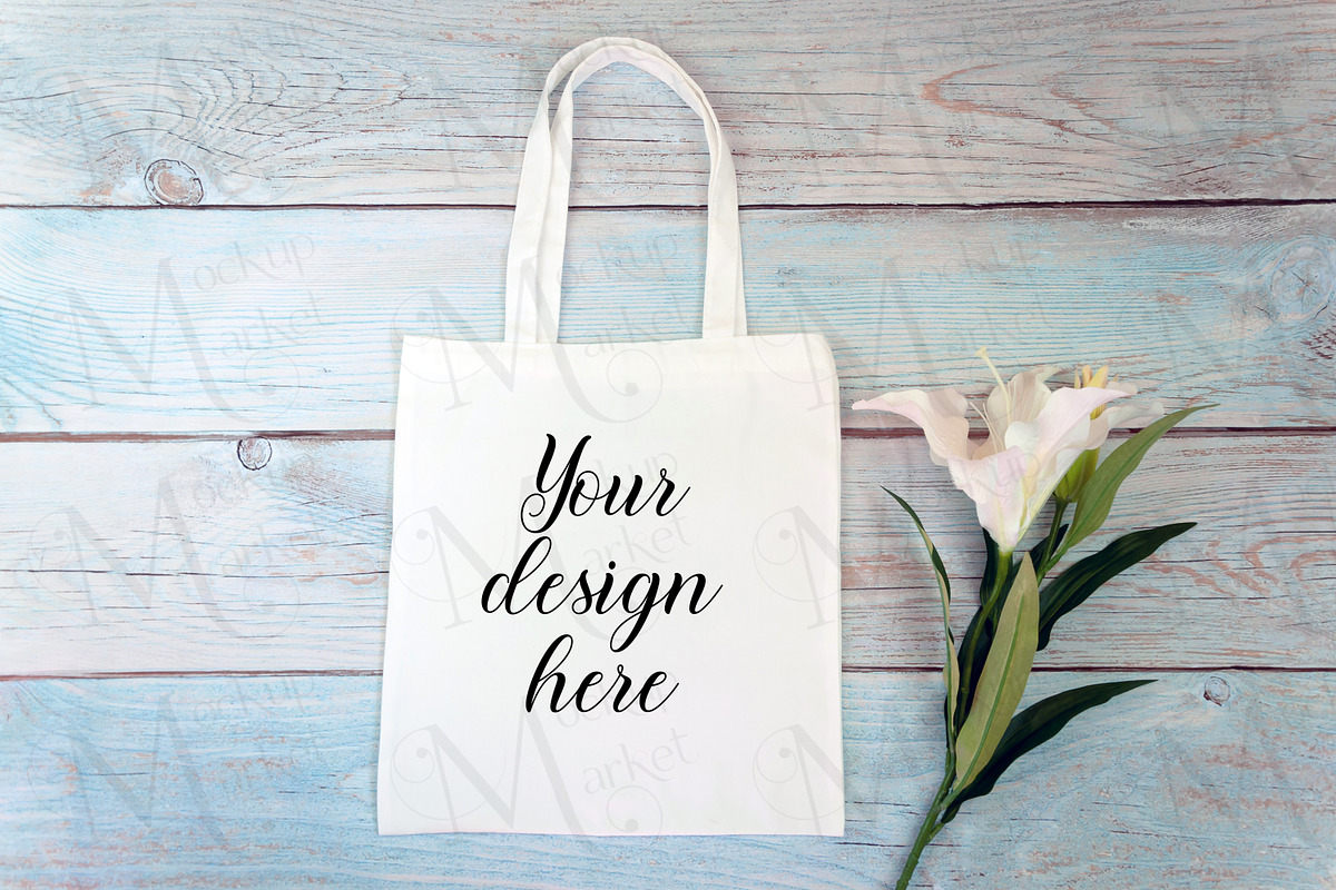 22 Cotton Tote bag Mockup Bundle., a Print Template by MockupMarket (Photo 15 of 23)