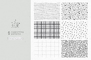 Black & White Winter Patterns, a Pattern Graphic by Lisa Glanz (Thumbnail 3 of 13)