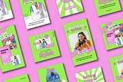 Noveau Y2K Instagram Template, a Social Media Template by Shinra Labs (Thumbnail 2 of 6)