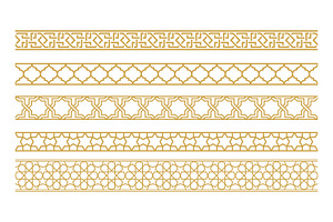 Seamless ornamental frame border, a Pattern Graphic by Saba Vector