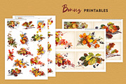Fall Leaves and Berries, an Illustration by French Kiss Collections (Thumbnail 6 of 7)