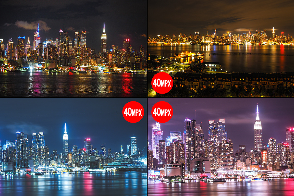 Manhattan at night from NJ / 33pics, a Graphic by tydla (Photo 7 of 9)