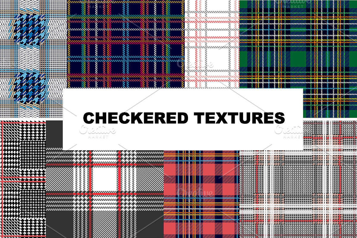 60 checkered textures, a Texture Graphic by Svetlana Kononova (Photo 1 of 7)