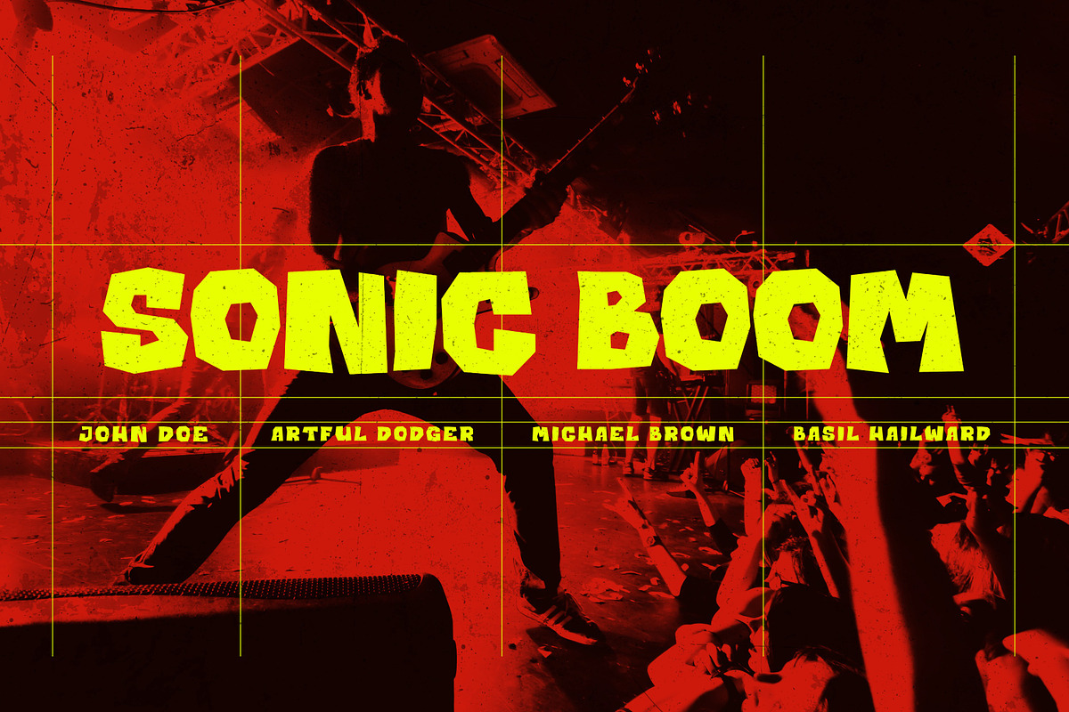 Red Rock A Bold Rugged Display Font, a Handwritten Font by Artolabs (Photo 6 of 9)
