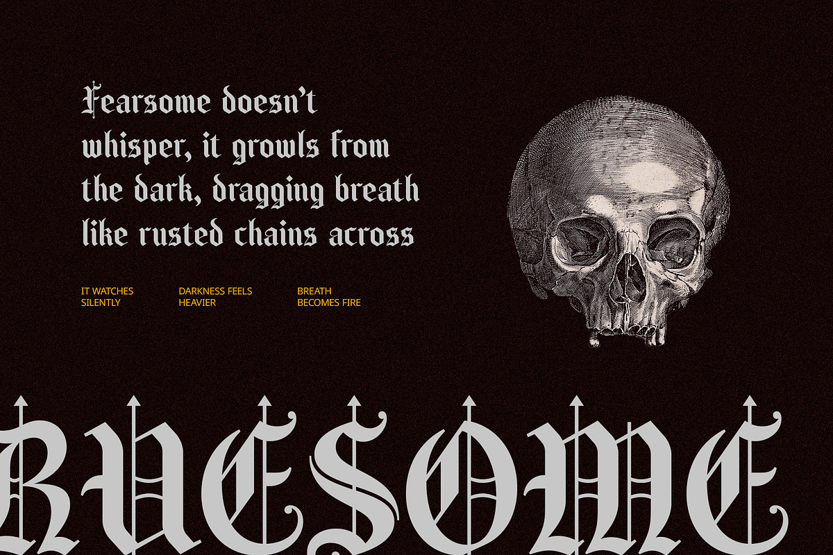 CS Saunter – Old English Font, a Blackletter Font by Craft Supply Co. (Photo 3 of 8)
